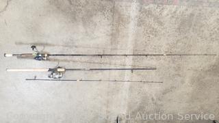 2 Fishing Rods w/Reels