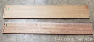 Quartersawn Oak & Philippine Mahogany Boards