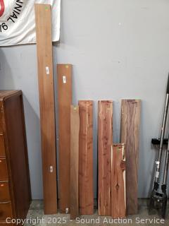 Tennessee Cedar, Walnut, Mahogany Boards