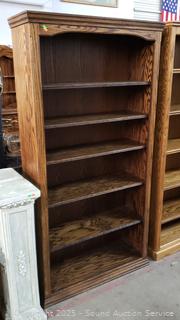 Creations Oak 5-Shelf Bookcase