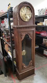 Antique 2 Weight Pendulum Tall Clock