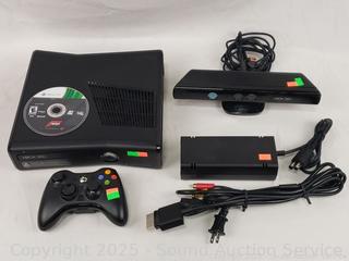 XBox 360 Game Console w/Kinect & Controller