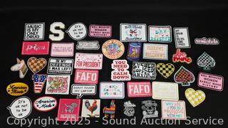 Assorted Velcro & Iron-On Patches