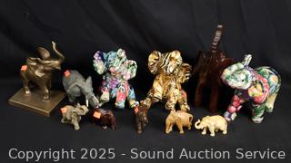 11 Elephant Figures  