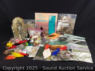 Assorted Fishing Fly Crafting Materials