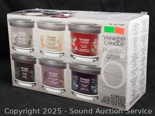 6 Yankee Candle 4.3oz Candles