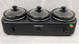 Farberware Triple Buffet Slow Cooker