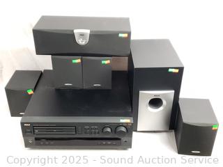 RCA DVD/CD Changer Receiver w/6pc Speaker Set