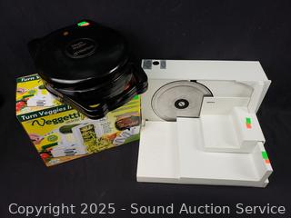 Vegetable Spiral Cutter, Heart Waffle Maker, Krups Food Slicer