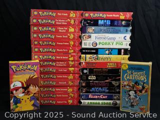 Assorted Vintage VHS Movies