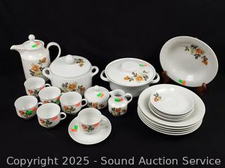Assorted Bavarian Rose Print China
