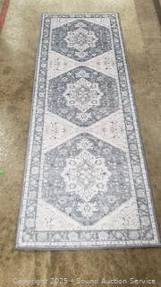 Wyatt & Ash Machine Washable 24" x 72" Runner Rug