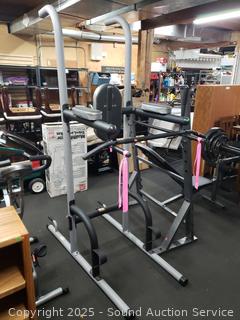 Golds Gym XR 10.9 Power Tower w/Push-Up Pull-Up & Dip Stations