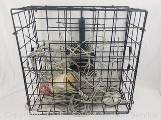 Steel 24" Crab Trap w/Rope & Buoy