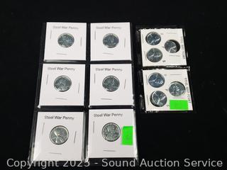 12ct 1943 Steel War Cents