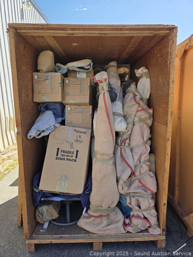 06/28/25 Online Storage Vault Auction w/Sofas, Refrigerator - 19 Lots