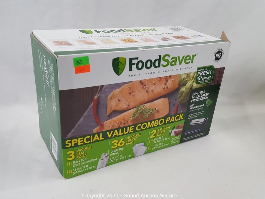 FoodSaver Easy Seal & Peel 11 x 16' Vacuum Seal Roll, 4 Pack 
