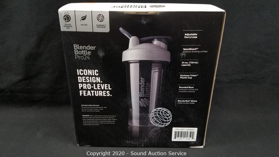 BlenderBottle Pro24 Shaker Cup, Pebble Gray 