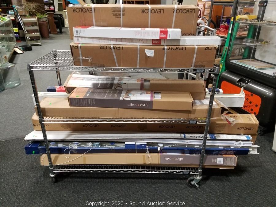Sound Auction Service - Auction: 03/19/20 Nelson, Drawbly & Other Multi-Estate  Auction ITEM: Lg. Lot of Various Blinds
