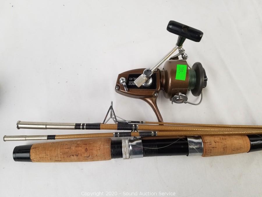 Lot - ZEBCO XRL40 REEL FISHING VINTAGE