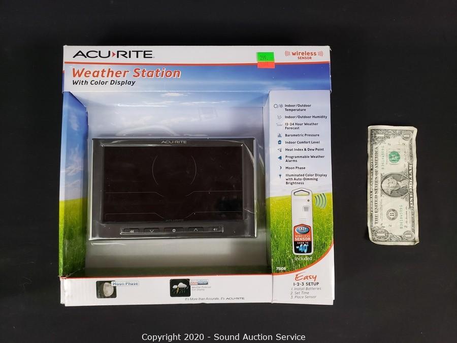 ACURITE WEATHER STATION With Color Display Easy 1 2 3 Setup Wireless Sensor  New $52.49 - PicClick