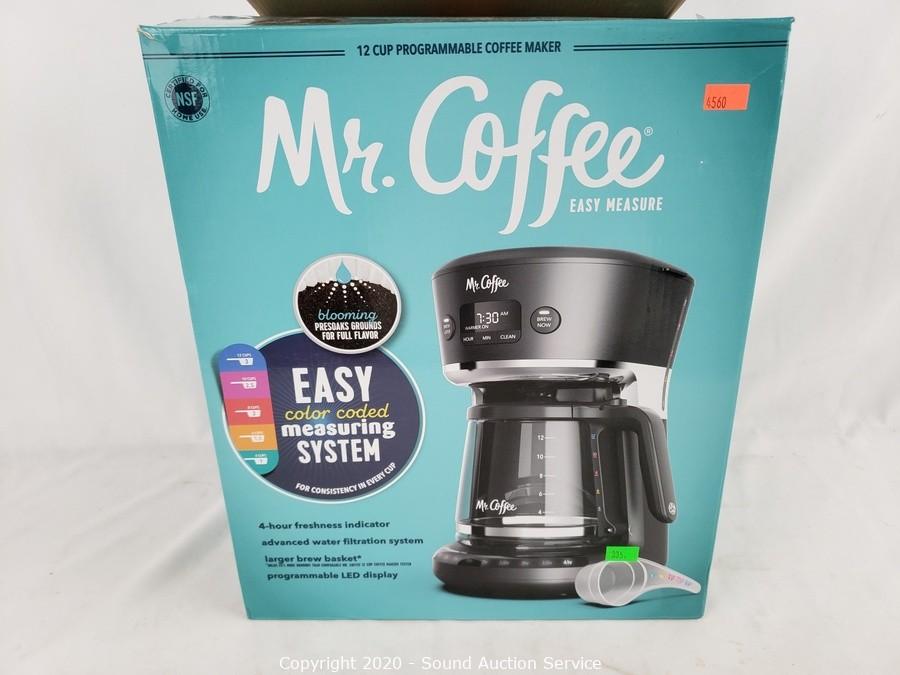 Biddergy - Worldwide Online Auction and Liquidation Services - CLASS A - MR  COFFEE 5-Cup Programmable Coffee Maker