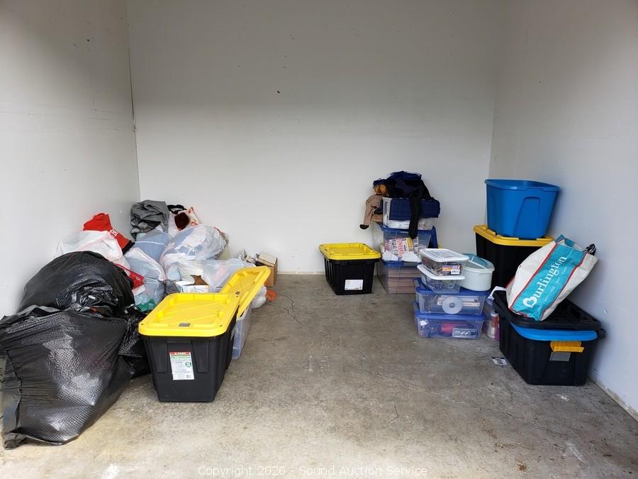 Sound Auction Service Auction 05/20/20 Online Storage Unit Auction ITEM Unit M1, 10x10'ft