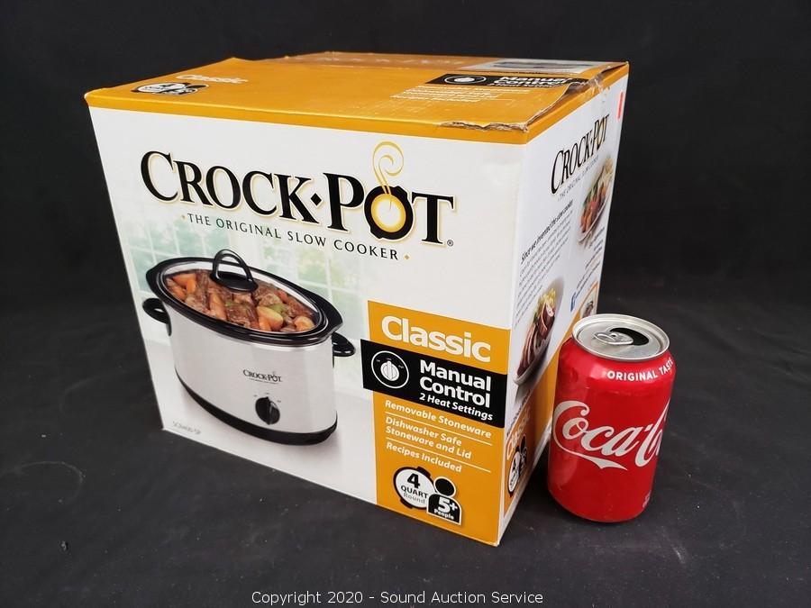 Sold at Auction: Crock Pot Dual Slow Cooker/ Server