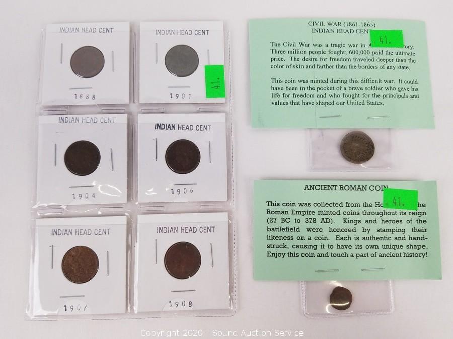 Sound Auction Service - Auction: 06/18/20 Middleton & Others Consignment  Auction ITEM: Collectible Quarter, Half Dollar & Dollar Coins