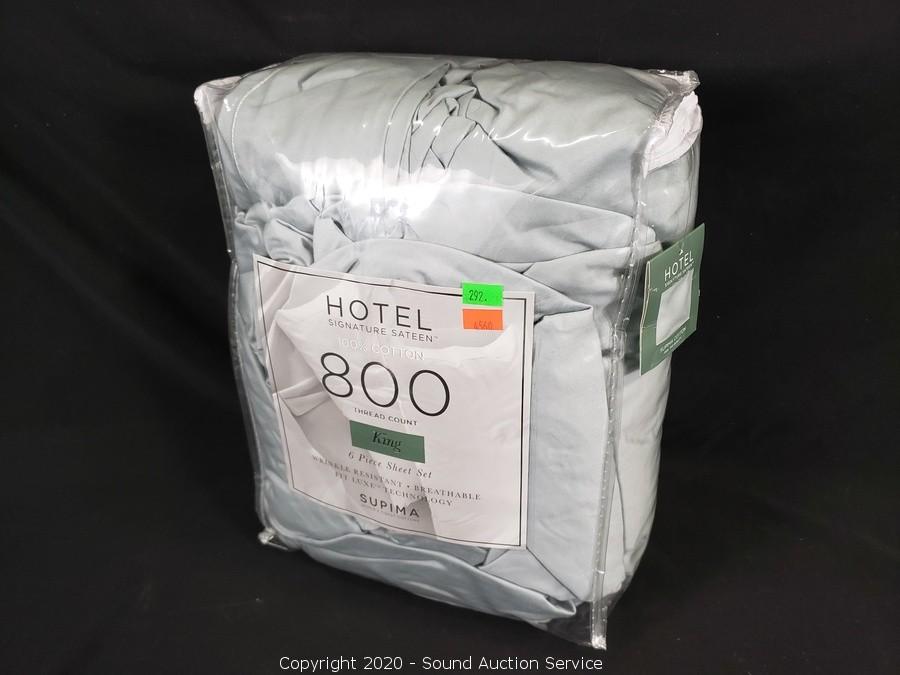 Hotel Signature 800 Thread Count Cotton 6-Piece Sheet Set