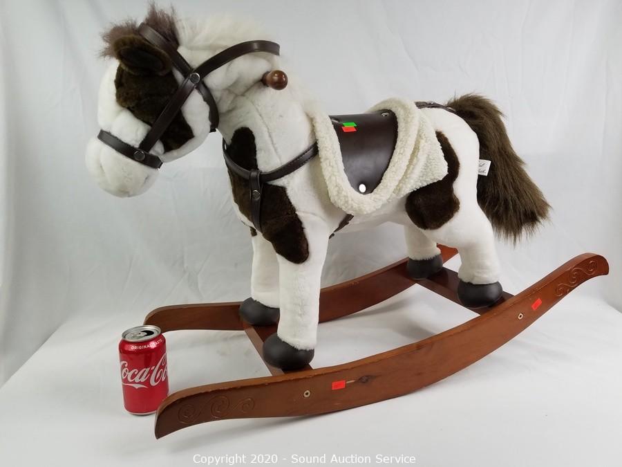 chrisha playful plush horse with sound