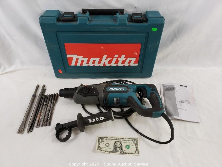 Sound Auction Service - Auction: 07/21/20 Meier Pt. 2 & Others Multi  Consignment Auction ITEM: Makita Combination Hammer Drill