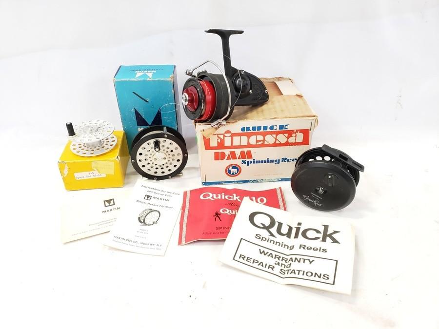 Sound Auction Service - Auction: 08/20/20 Place, Lintott & Others  Consignment Auction ITEM: 3 Like New Vintage Fishing Reels & Fly Spool