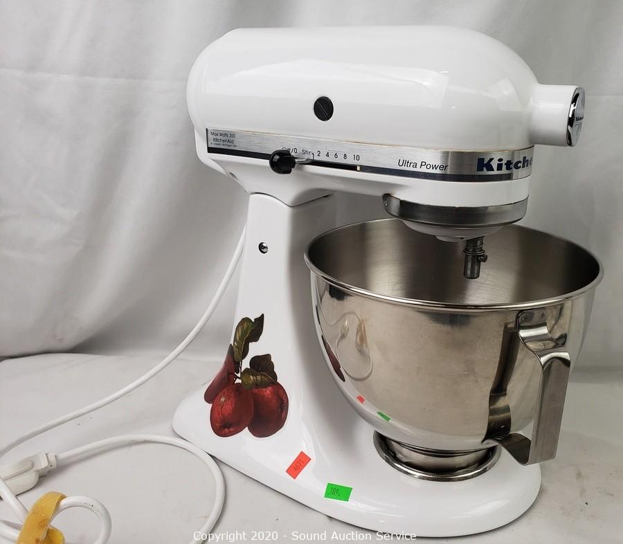 Sold at Auction: KITCHENAID KSM90 300 WATT MIXER