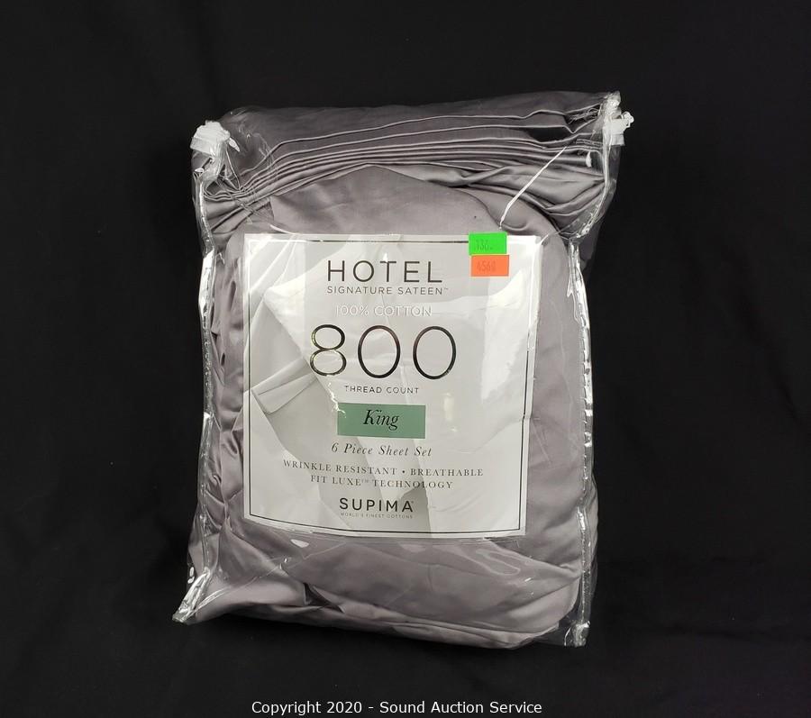 Hotel Signature 800 Thread Count Cotton 6-Piece Sheet Set