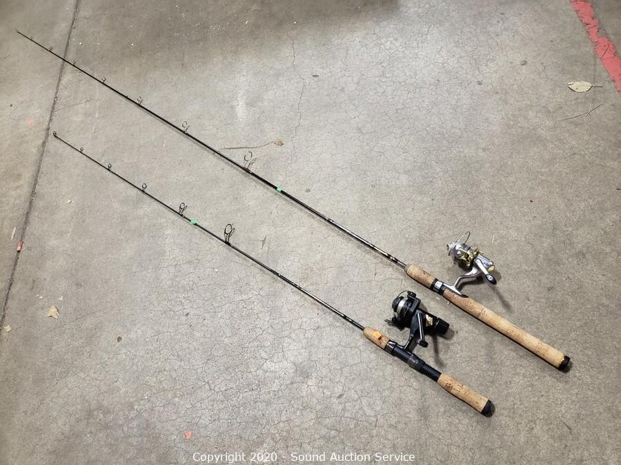 Sound Auction Service - Auction: 10/27/20 Armitage, Stockwell & Other  Consignment Auction ITEM: 2 Fishing Rods w/Reels
