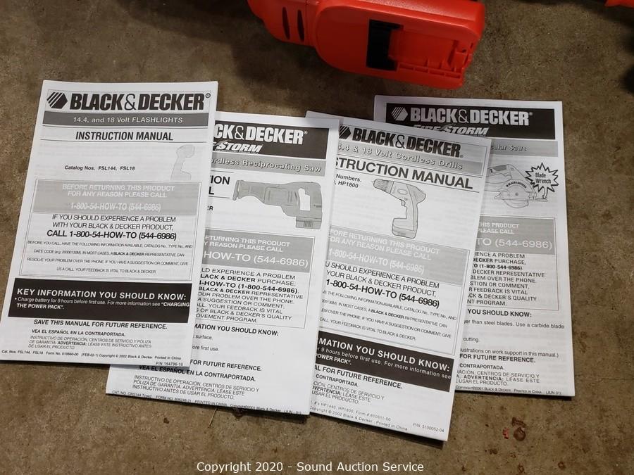 BLACK & DECKER FIRESTORM 90502477 INSTRUCTION MANUAL Pdf Download