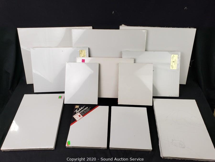Sound Auction Service - Auction: 12/10/20 Churchill, Rankin & Others  Consignment Auction ITEM: 12 New Blank Artwork Canvases