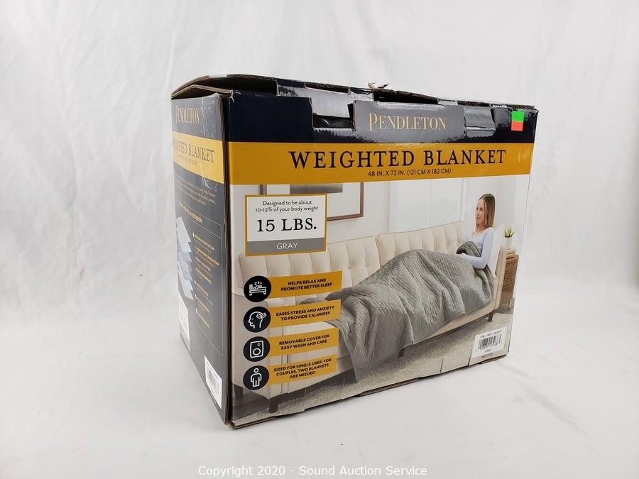 How to wash pendleton best sale weighted blanket