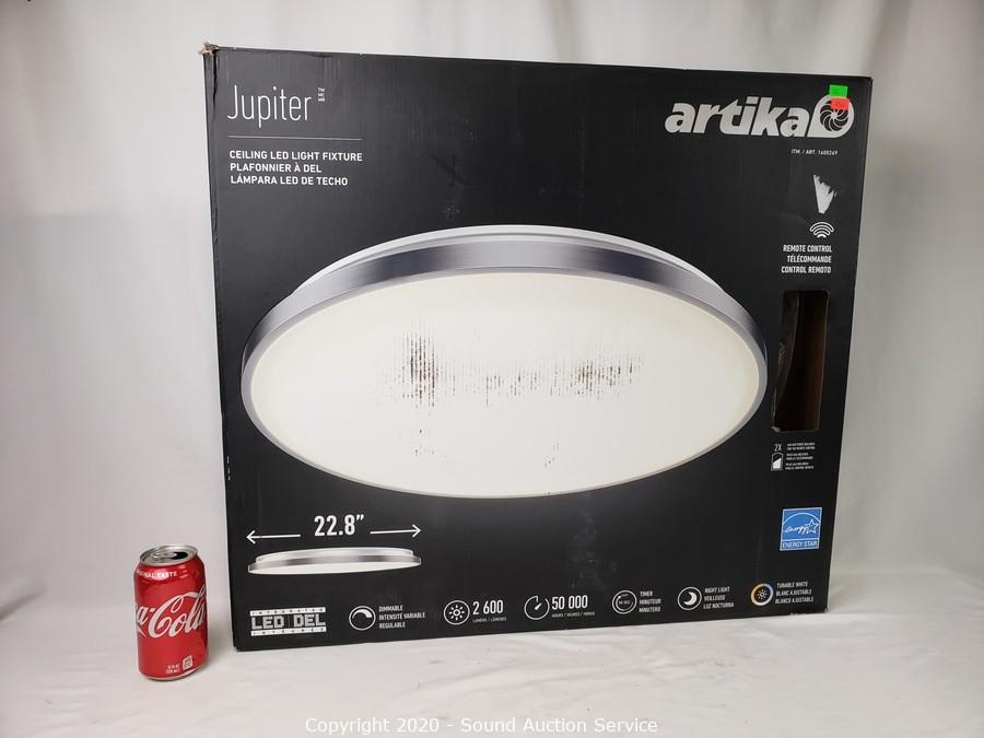 Artika jupiter ceiling led light outlet fixture