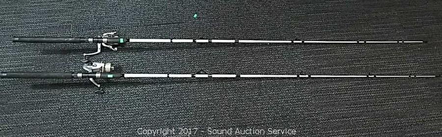 Sound Auction Service - Auction: 11/16/17 Fantastic Estate Auction ITEM:  (2) R2F 7ft Spinning Rods & Reels