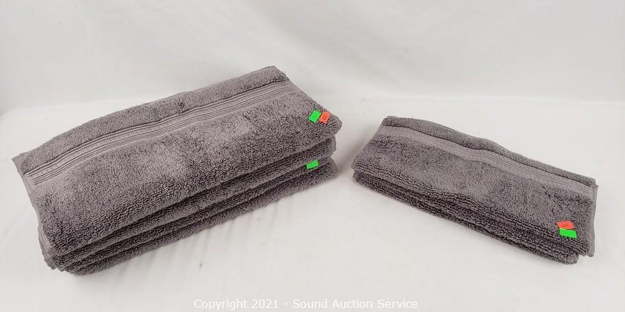 Sound Auction Service - Auction: 12/10/19 James, Methenitis & Others Estate  Auction ITEM: 4pc. Charisma Grey Luxury Bath & Hand Towels