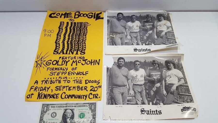 11/28/17 Steppenwolf Founding Member Goldy McJohn Estate Auction