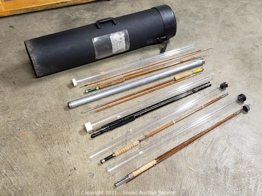 Sound Auction Service - Auction: 02/02/21 Feist & Others Consignment  Auction ITEM: 5 Fly Fishing Rods w/Cases