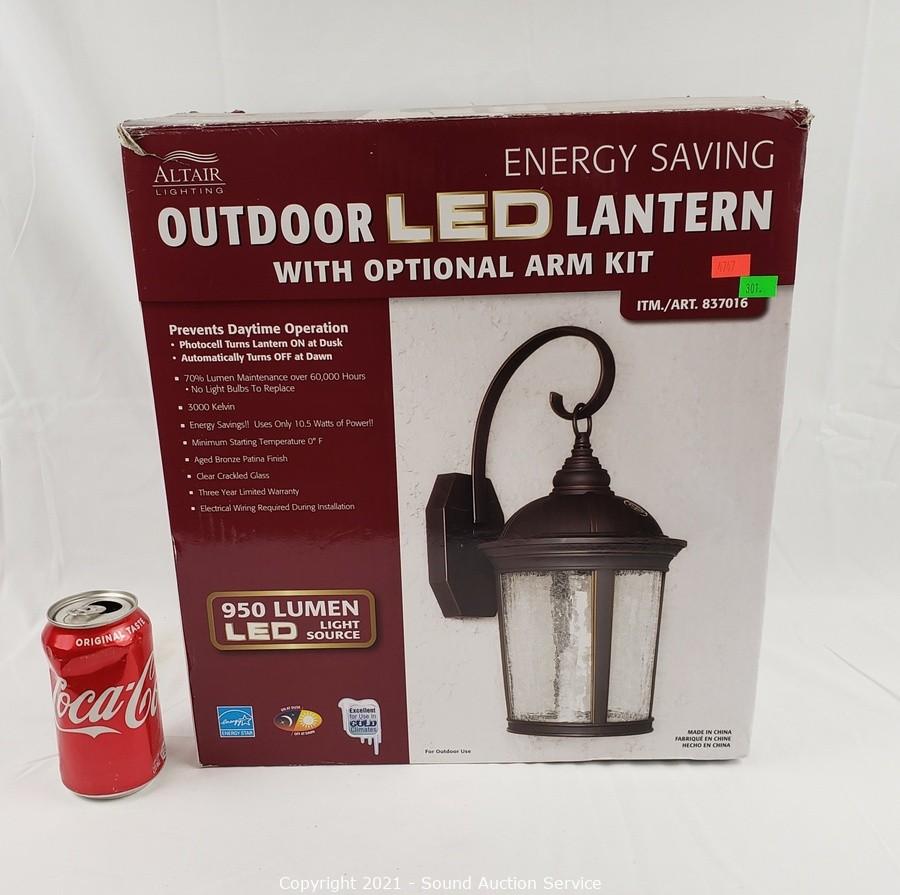 Altair Lighting Outdoor LED Energy Saving Lantern 950 Lumens Model AL-2150 New 