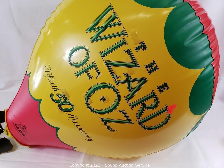 1989 50th Anniversary Wizard of Oz Blow up Hot Air Balloon MGM Turner  Entertainment Advertisement 
