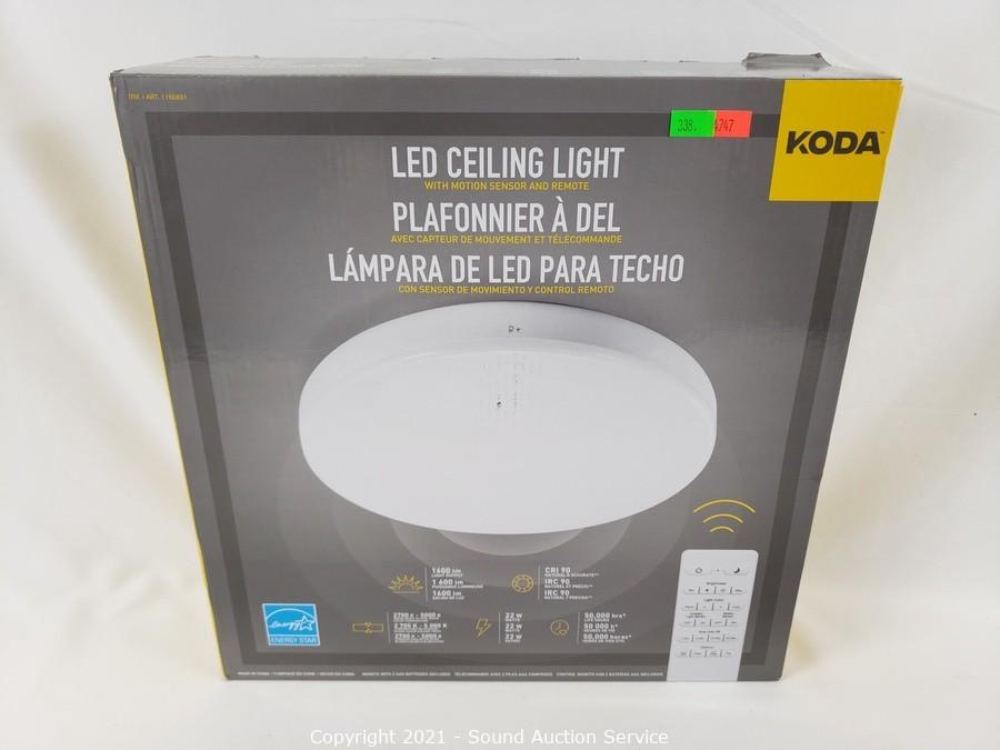 Koda led ceiling light with motion on sale sensor and remote