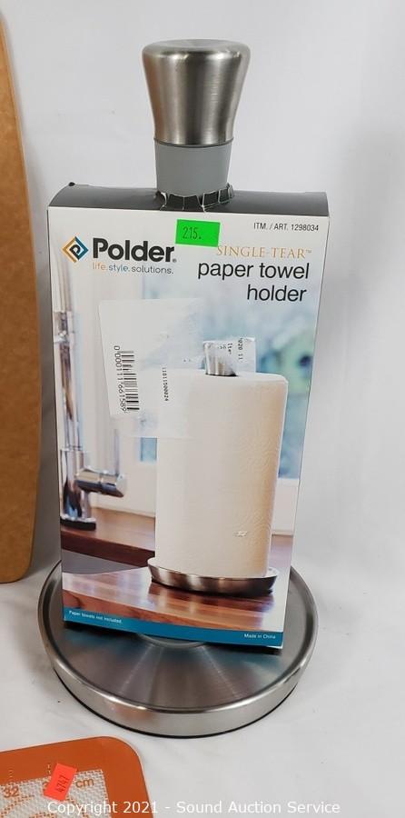Polder Paper Towel Holder, Single-Tear
