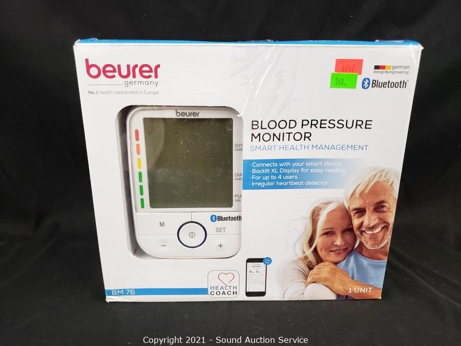 Beurer BM76 Upper Arm Blood Pressure Monitor with Irregular Heartbeat Detection