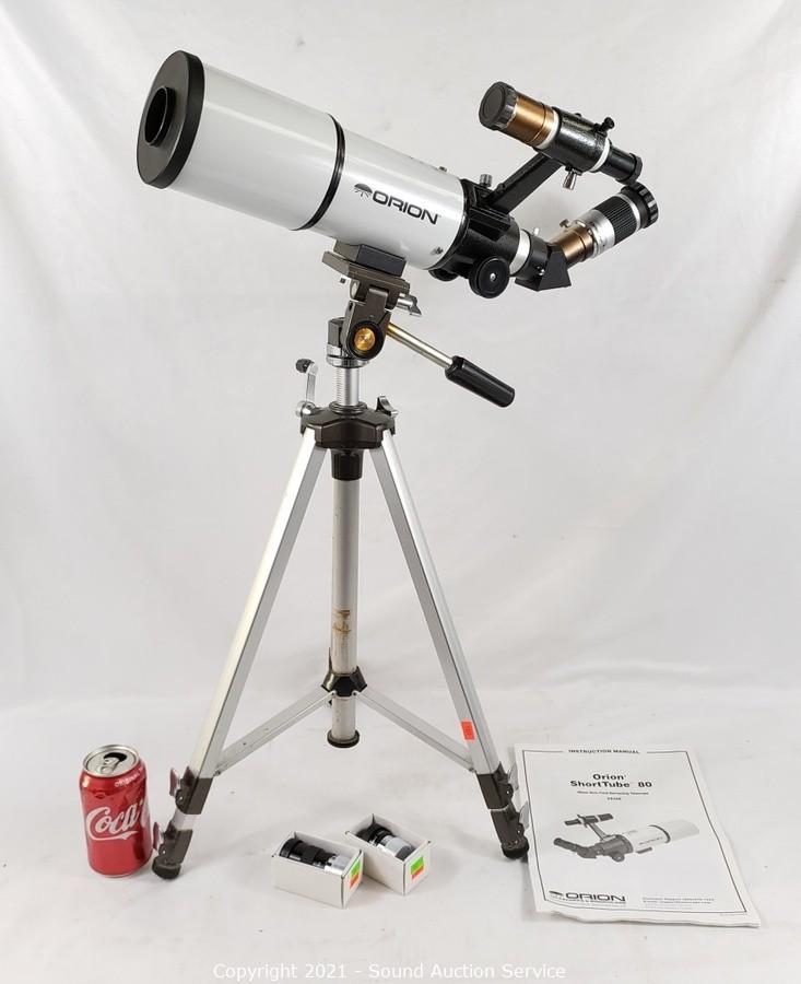 Sound Auction Service - Auction: 05/06/21 Long, Ramey & Others Online Short Tube 80 Telescope